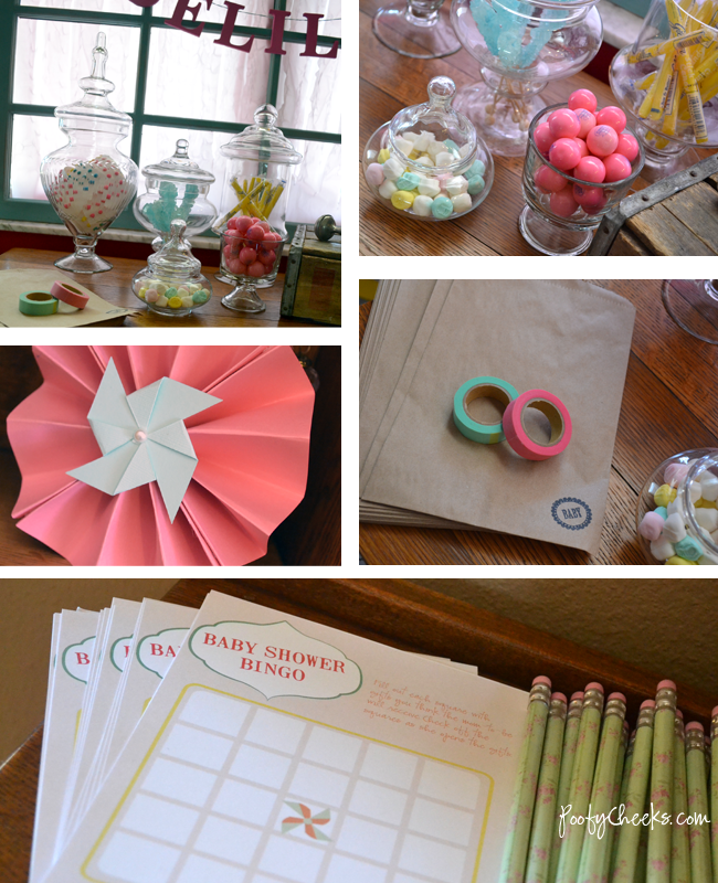 Pinwheels and Pearls Baby Shower 