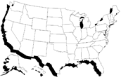 c0 map of state boundaries of the United States