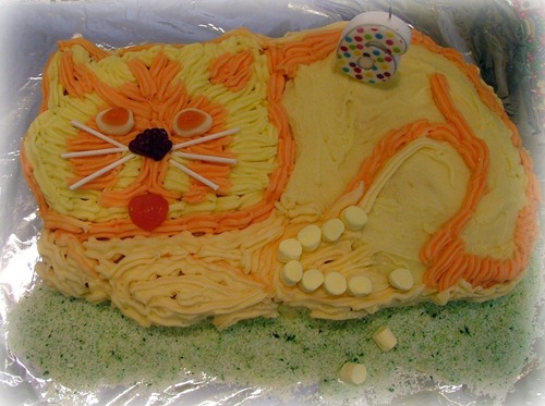 Cat cake 1 pic