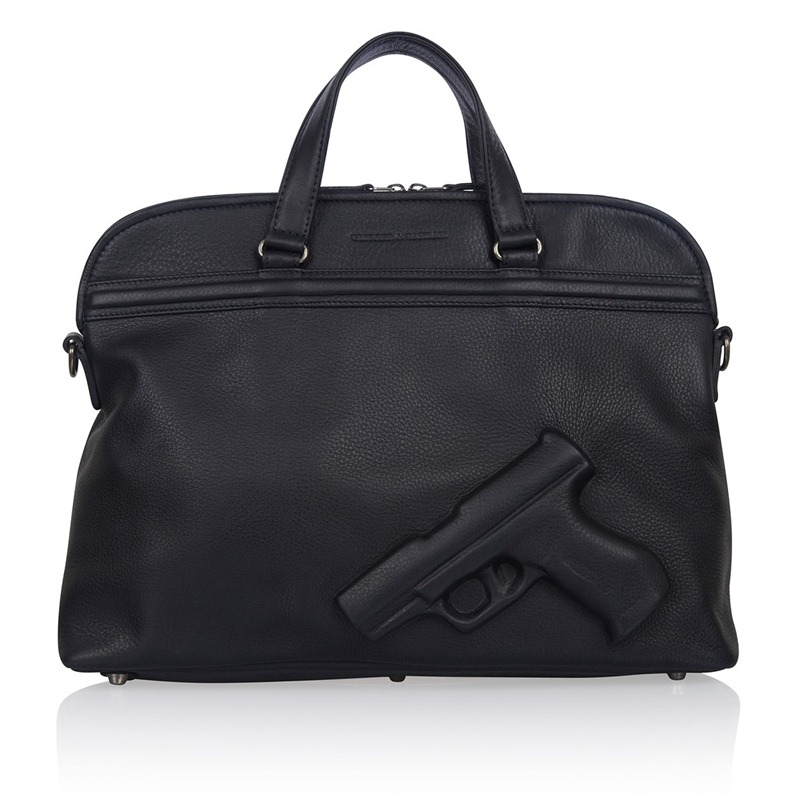 Soft Large Gun Black, Vlieger & Vandam, Guardian Angel, Guardian Angel Bags, V & V, Bag