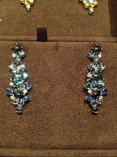 Cabachon-cut blue sapphire and aquamarine earrings from Roberto Coin. They would make an amazing Cabachon-cut blue sapphire and aquamarine earrings from Roberto Coin. They would make an amazing