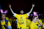 Warm up in Manchester Central ahead of the walk