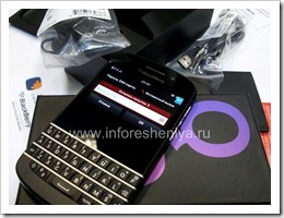 05 Распаковка BlackBerry Q10