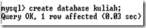 create database create database
