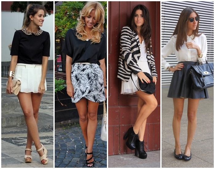 A tendência dos looks Preto e Branco voltou com tudo! moda preto e branco looks - como usar 02