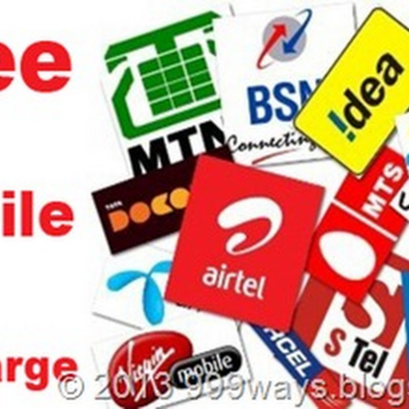 List of Top Free Mobile Recharge Websites: Earn upto 10 to 1000 Rupees