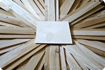 how to make a DIY sunburst mirror