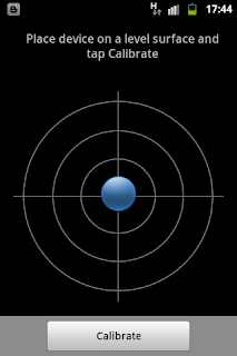 Fungsi Horizontal calibration pada handphone Android funtion horizontal calibration