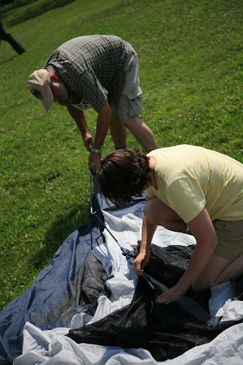 KSMU's Mike Smith and Michele Skalicky participated in the Media Outdoor Adventure Challenge.  (Photo Credit: Alex Crowder)