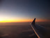 Sunset from the Airplane