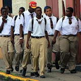 Students Headed To School - Basseterre, St. Kitts