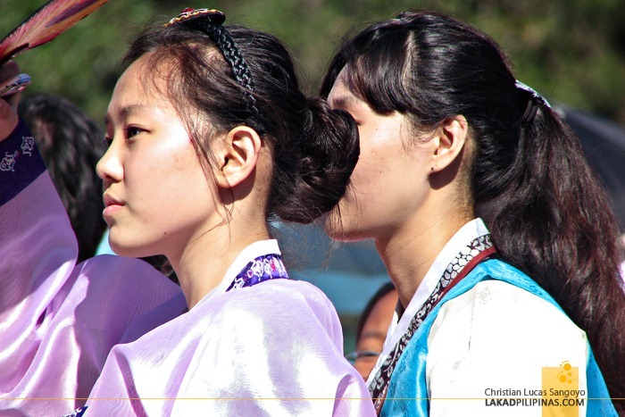 Korean Ladies at Baguio’s Panagbenga Float Parade