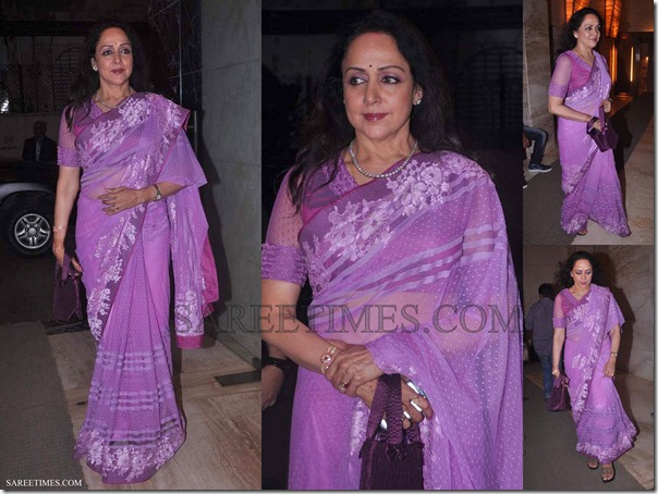 Hema_Malini_Magenta_Designer_Shimmer_Saree