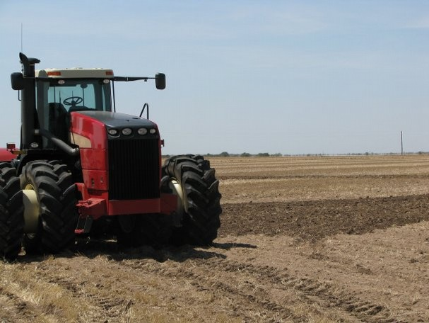 A tractor sits idle in North Texas, August 2011. Farming has come to a standstill in North Texas as the lingering drought paralyzes the area. Lara K. Richards / Special to the Times Record News