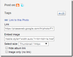 Sharing links outside Google+