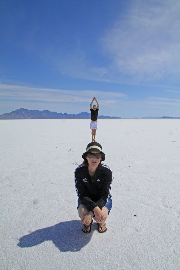 Shadow Removed, I am Now Standing on Renee's Head