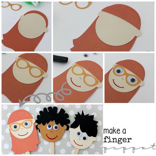 make a finger puppet GingerSnapCrafts.com #kidcraft