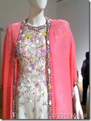 detail on pink dior