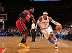 LeBron Debuts Two New Pairs at MSG Carmex iD & Grey PE lebron james nba 130301 mia at nyk 04 LeBron Debuts Two New Pairs at MSG Carmex iD & Grey PE