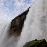 amazing force of the Falls in Niagara Falls, New York, United States