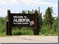1532 Alberta Hwy 6 North - Waterton Lakes National Park - Welcome to Alberta sign 1532 Alberta Hwy 6 North - Waterton Lakes National Park - Welcome to Alberta sign