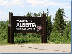 1532 Alberta Hwy 6 North - Waterton Lakes National Park - Welcome to Alberta sign