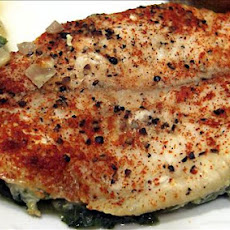 Sole and Spinach Casserole