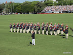 Cantando el Himno en la Final del Abierto Argentino de Polo del 2011, ante 15.000 personas, acompañado por la Banda Sinfónica del Ejército.