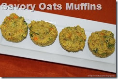 Savory Oats Muffins Savory Oats Muffins
