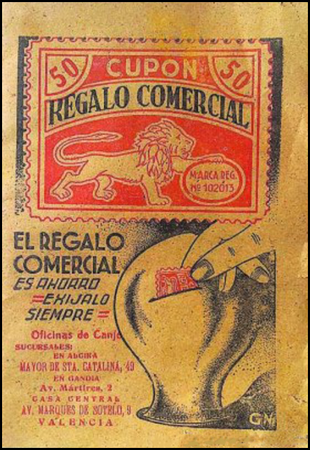 cupor regalo comercial años 50