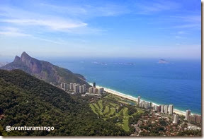 ´Morro Dois Irmãos. Visão da Pedra Bonita