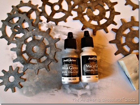 Mica Gloss Painted Gears