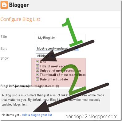 1 chek all 2. add blog toyour list 1 chek all 2. add blog toyour list
