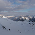 Mont�e vers la br�che de Chausenque