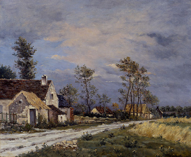 Jean Charles Cazin: Naturalismo, paisaje con figuras