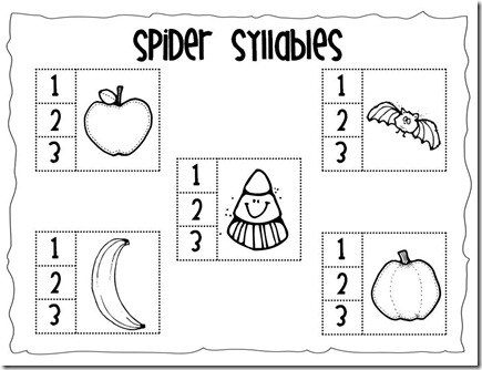 Spider Syllables