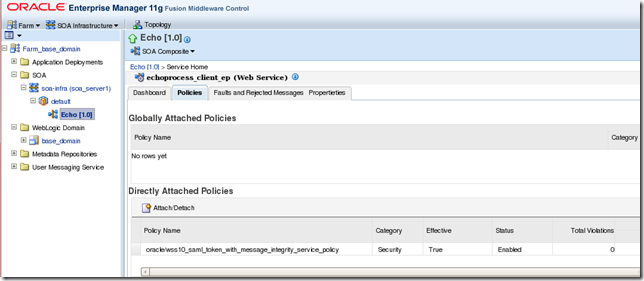 OWSM_Policy in SOA OWSM_Policy in SOA