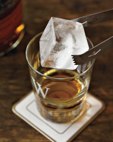 For impressive-looking cocktails, grab a giant ice cube tray. The cubes take longer to melt, and they look fantastic. $8.50, amazon.com For impressive-looking cocktails, grab a giant ice cube tray. The cubes take longer to melt, and they look fantastic. $8.50, amazon.com