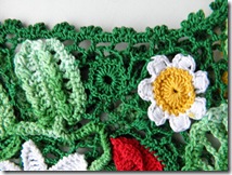 irish crochet poppy top how to 6