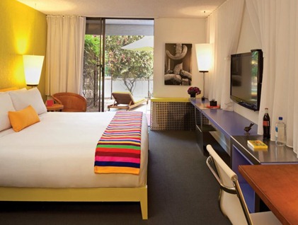 saguaro hotel phoenix color design interior contemporary southwest retro decor trave