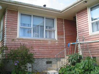Another view of the house in Manurewa stripped bare.