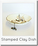 Stamped Clay Jewelry Dish