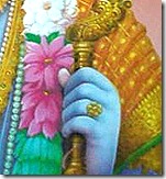 Lord Rama holding His bow