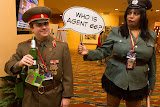 Comrade Lucky, and a dubious officer...