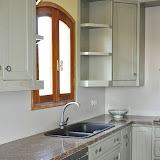 Oak In-frame Kitchen in Green