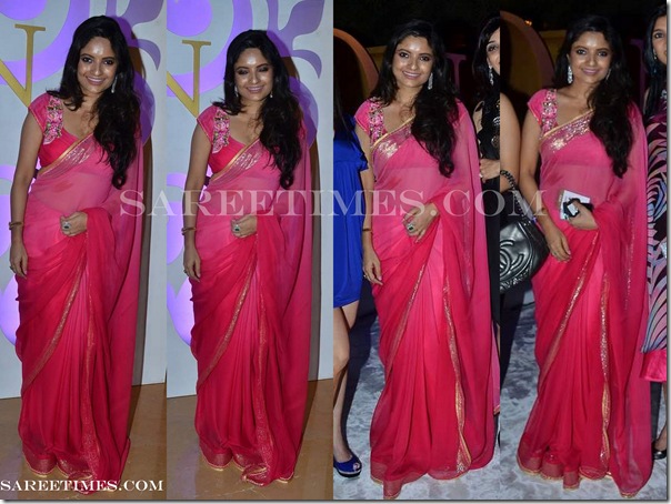 Adarsh_Gill_Kunika_Singh_Saree