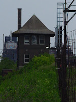 Distillery District, Toronto, June 2004: Train signal box