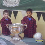 Some of our under 8's with the cup