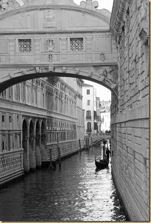 Bridge of Sighs and Gondola