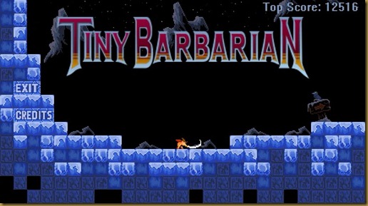 Tiny Barbarianタイトル Tiny Barbarianタイトル